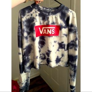 Women’s VANS Crop Long Sleeve Sweatshirt Size XL